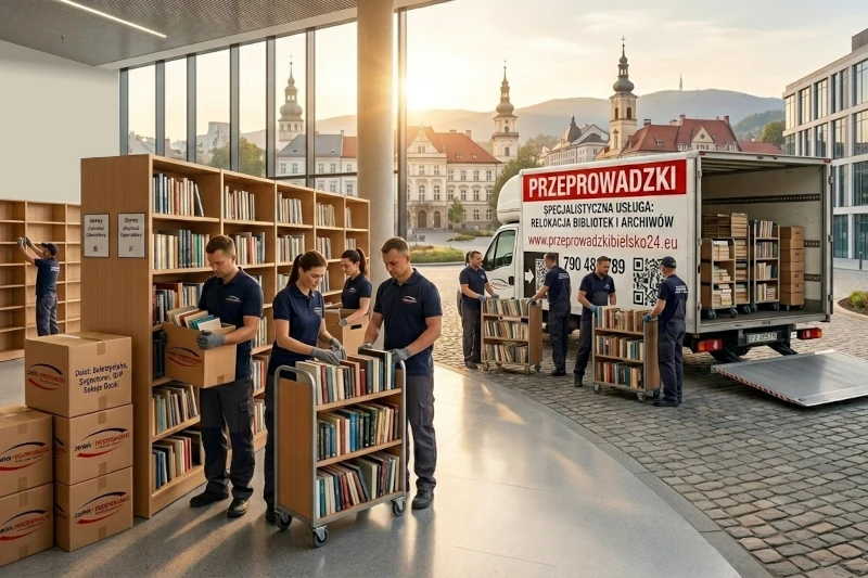 Przeprowadzki bibliotek Śląsk Przeprowadzki bibliotek